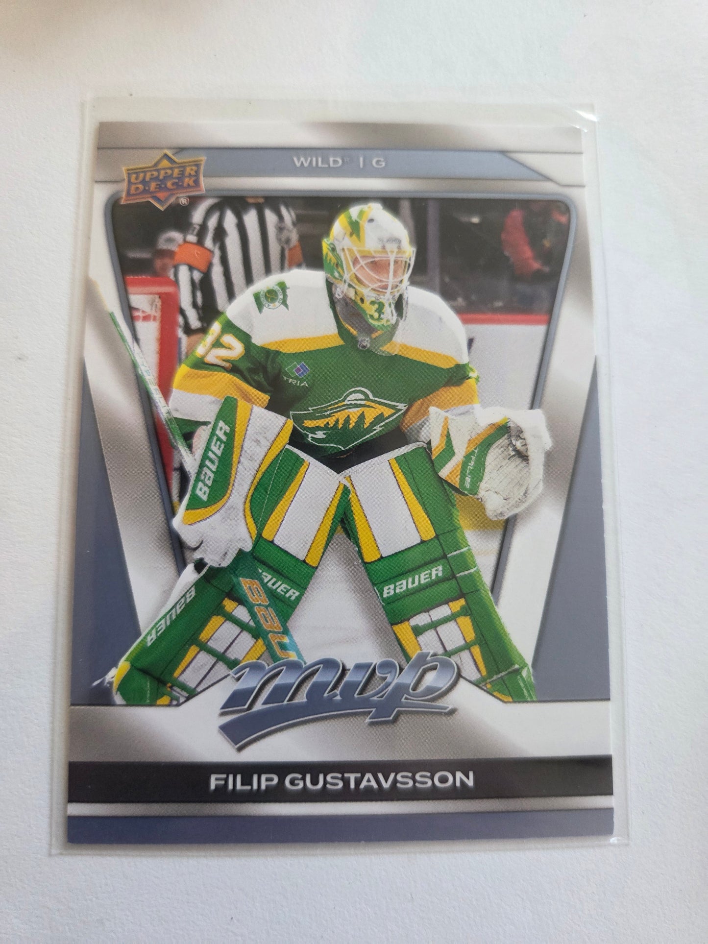 Filip Gustavsson Upper Deck MVP Hockey #182 [Minnesota Wild]