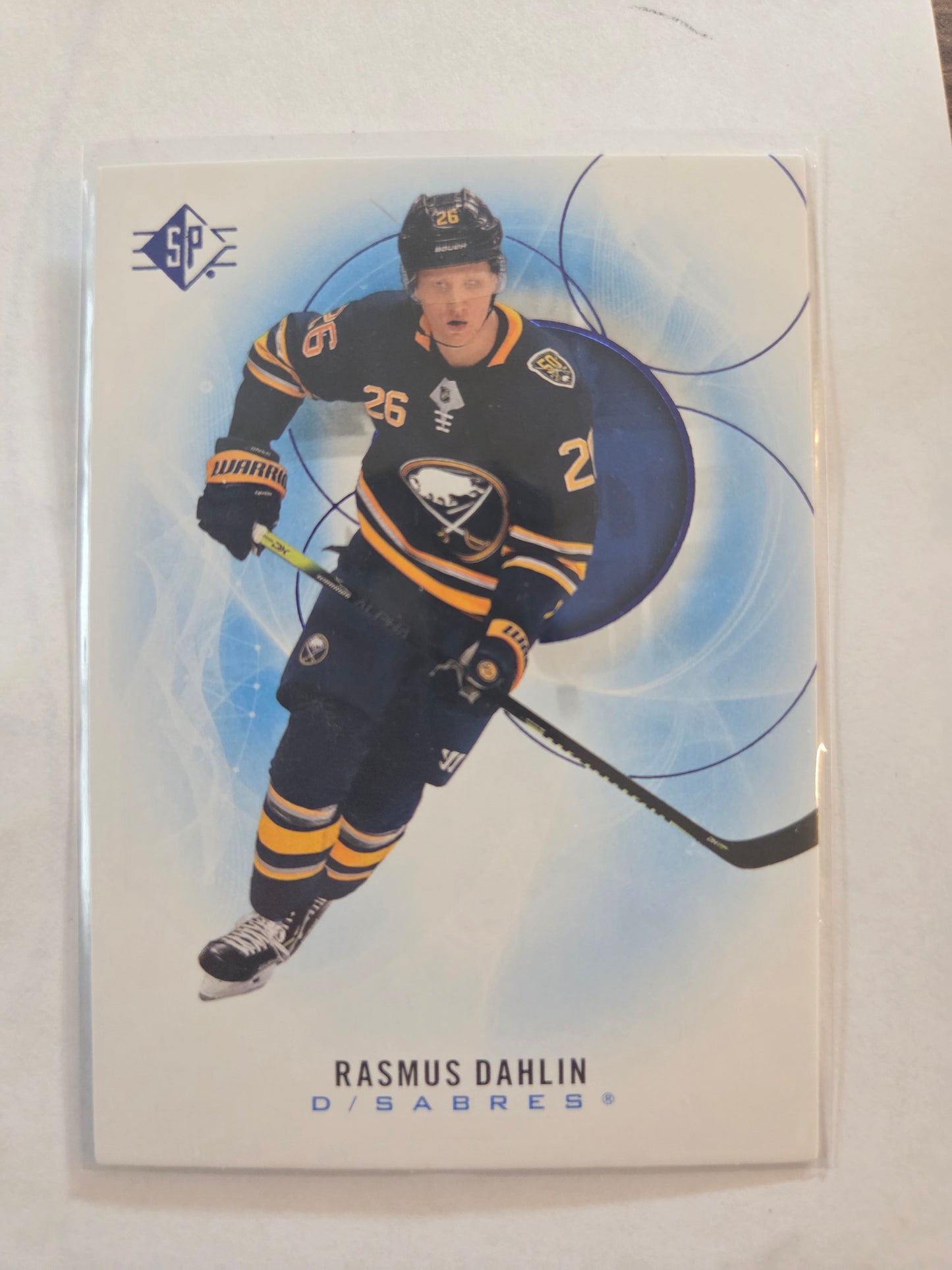 Rasmus Dahlin Blue SP Hockey #84 [Buffalo Sabres]