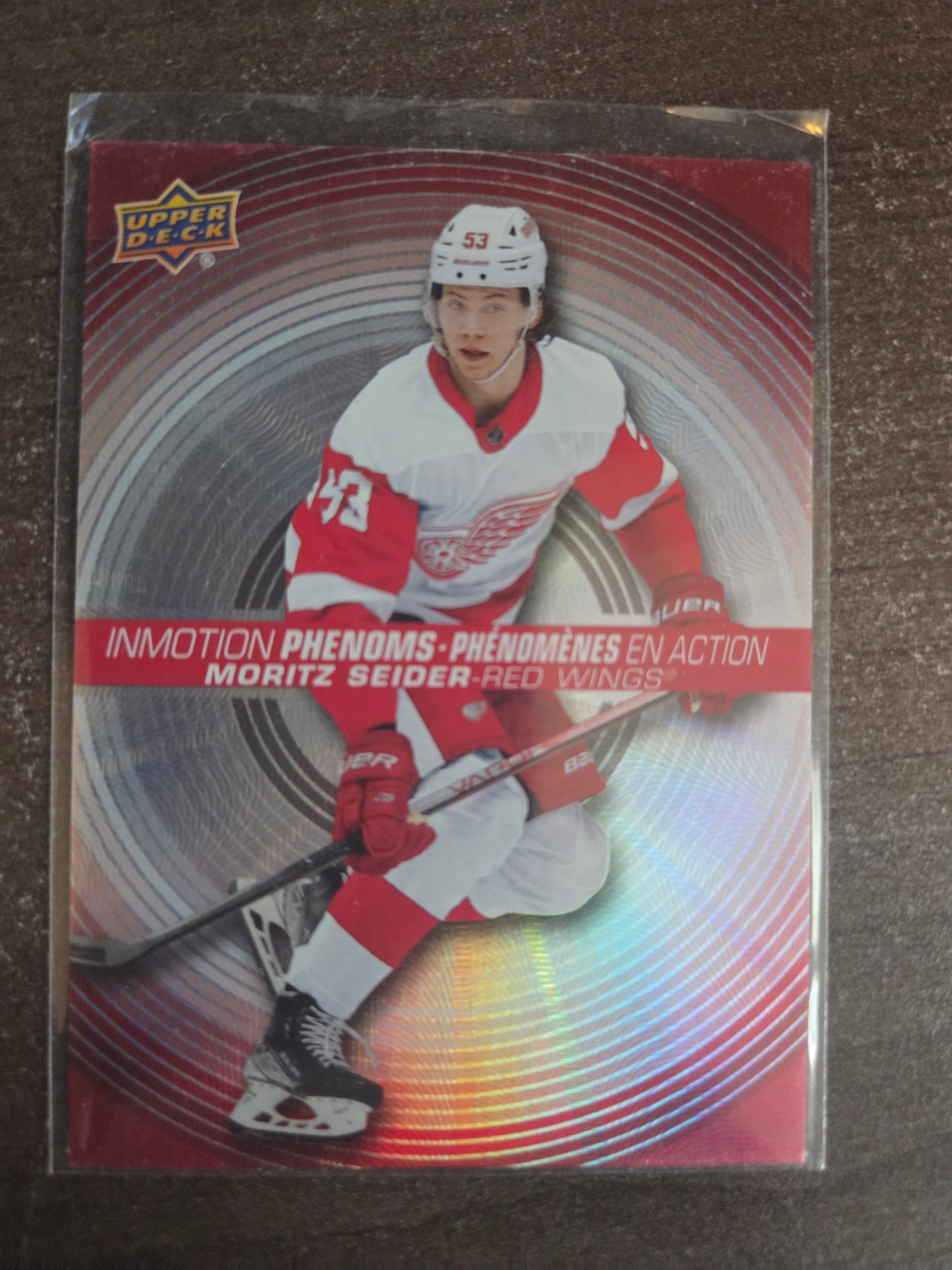Moritz Seider Upper Deck Inmotion Phenoms [Detroit Red Wings]