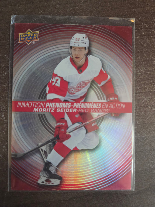 Moritz Seider Upper Deck Inmotion Phenoms [Detroit Red Wings]