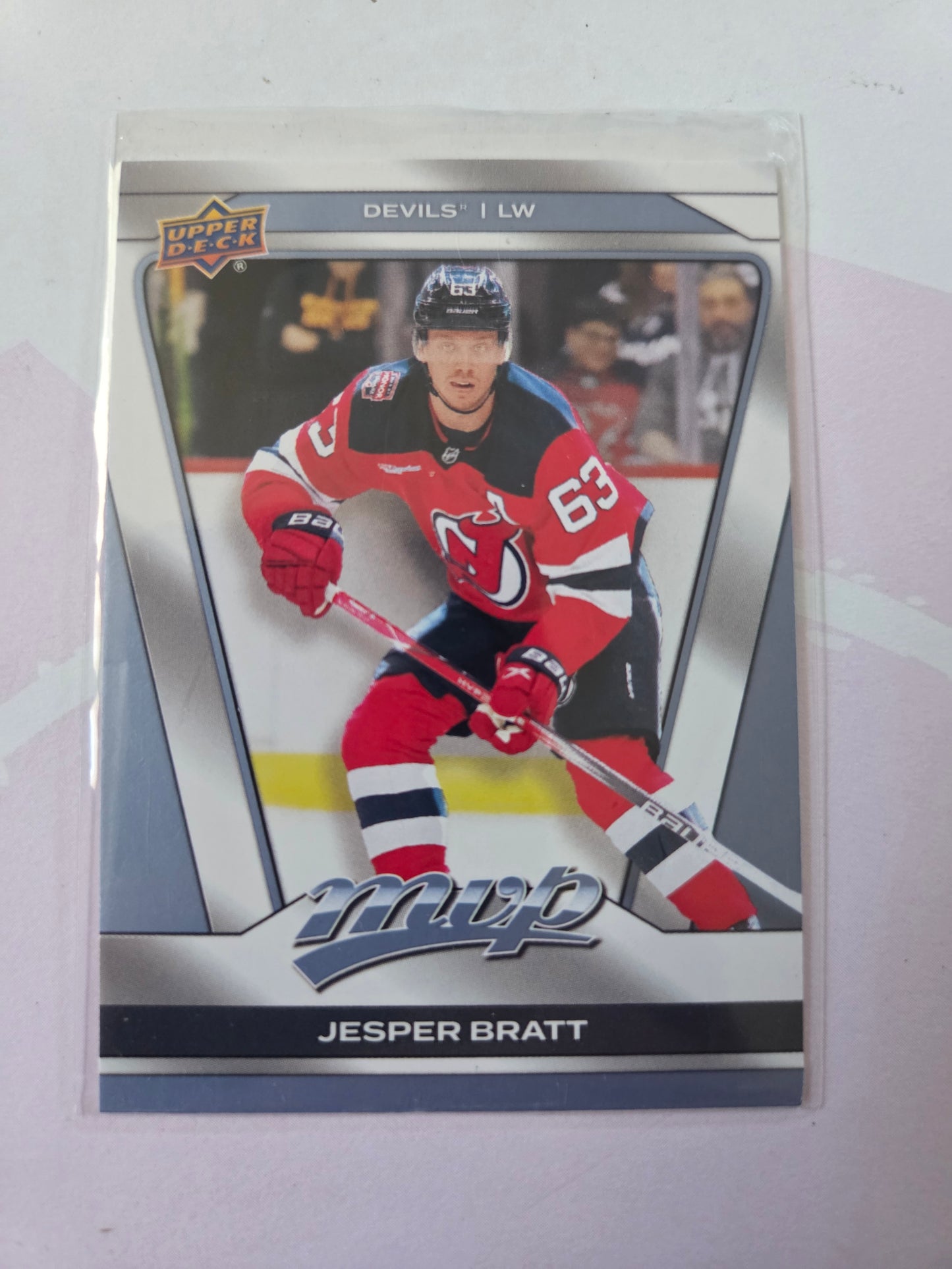 Jesper Bratt Upper Deck MVP Hockey #190 [New Jersey Devils]
