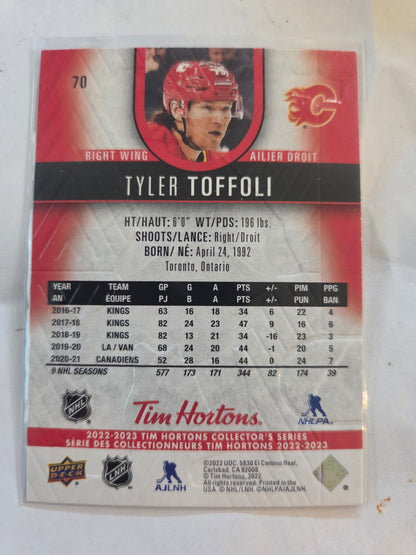Tyler Toffoli Tim Hortons Upper Deck #70 [Calgary Flames]