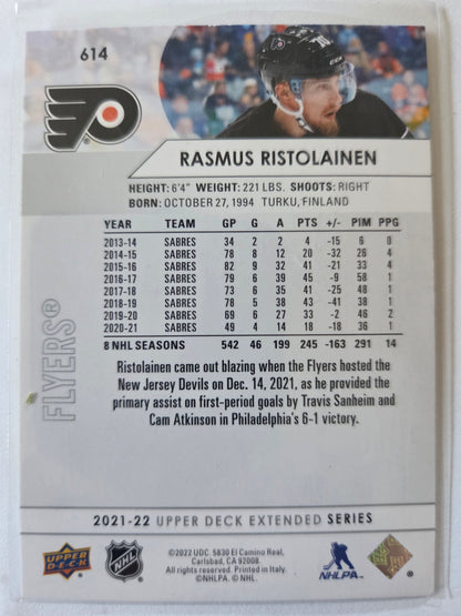 Rasmus Ristolainen Upper Deck Extended Series #614 [Philadelphia Flyers]