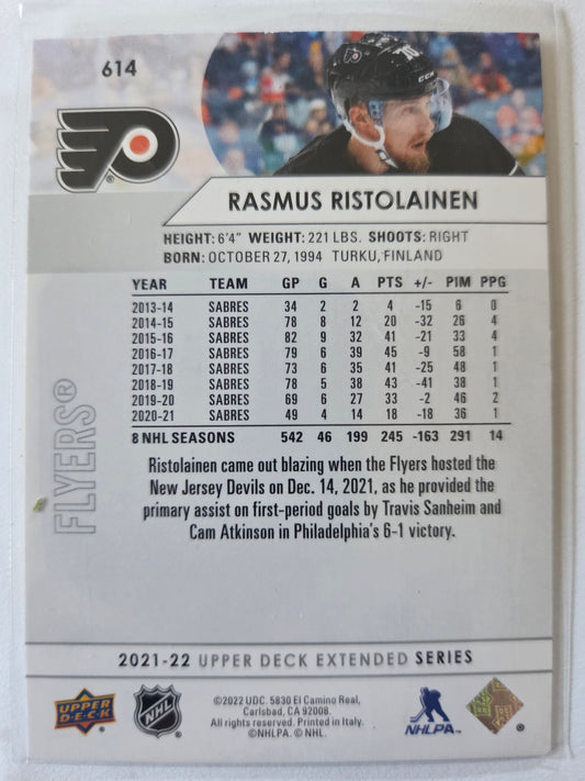 Rasmus Ristolainen Upper Deck Extended Series #614 [Philadelphia Flyers]