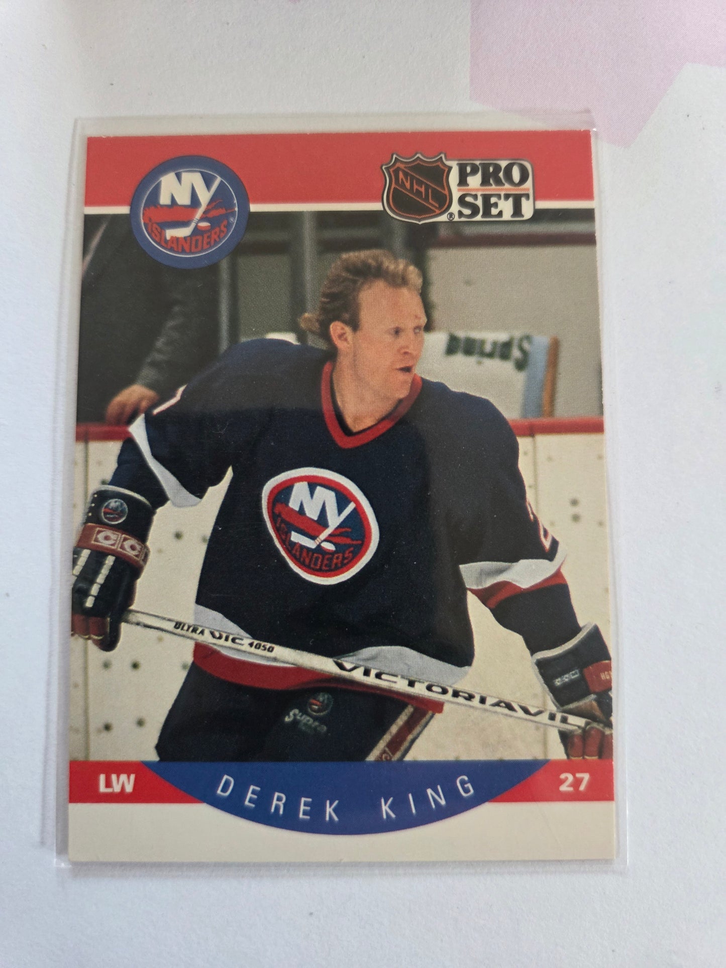 Derek King NHL Pro Set #185 [New York Islanders]