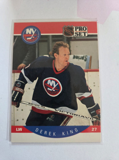 Derek King NHL Pro Set #185 [New York Islanders]