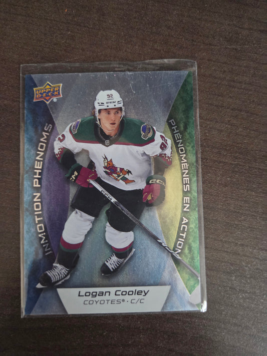 Logan Cooley Upper Deck Inmotion Phenoms [Arizona Phoenix Coyotes]