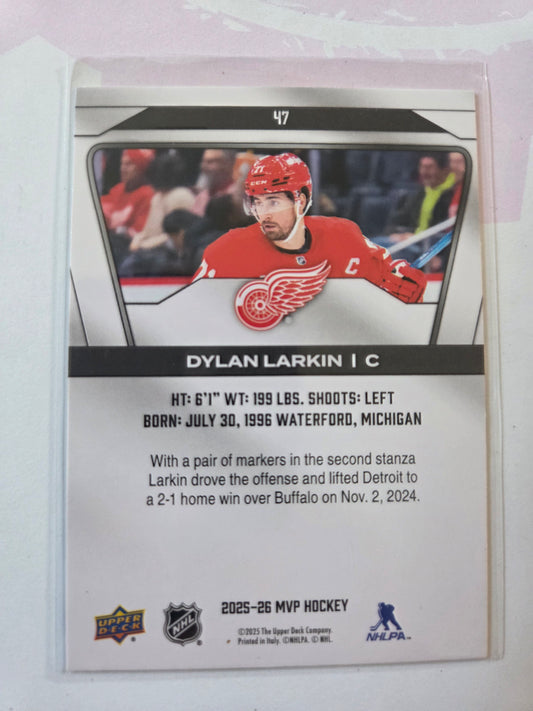 Dylan Larkin Upper Deck MVP Hockey #47 [Detroit Red Wings]
