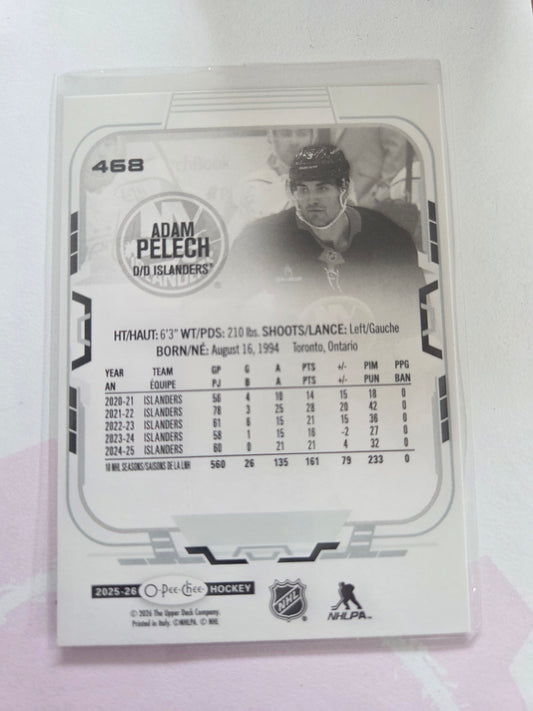 Adam Pelech O-Pee-Chee Hockey #468 [New York Islanders]