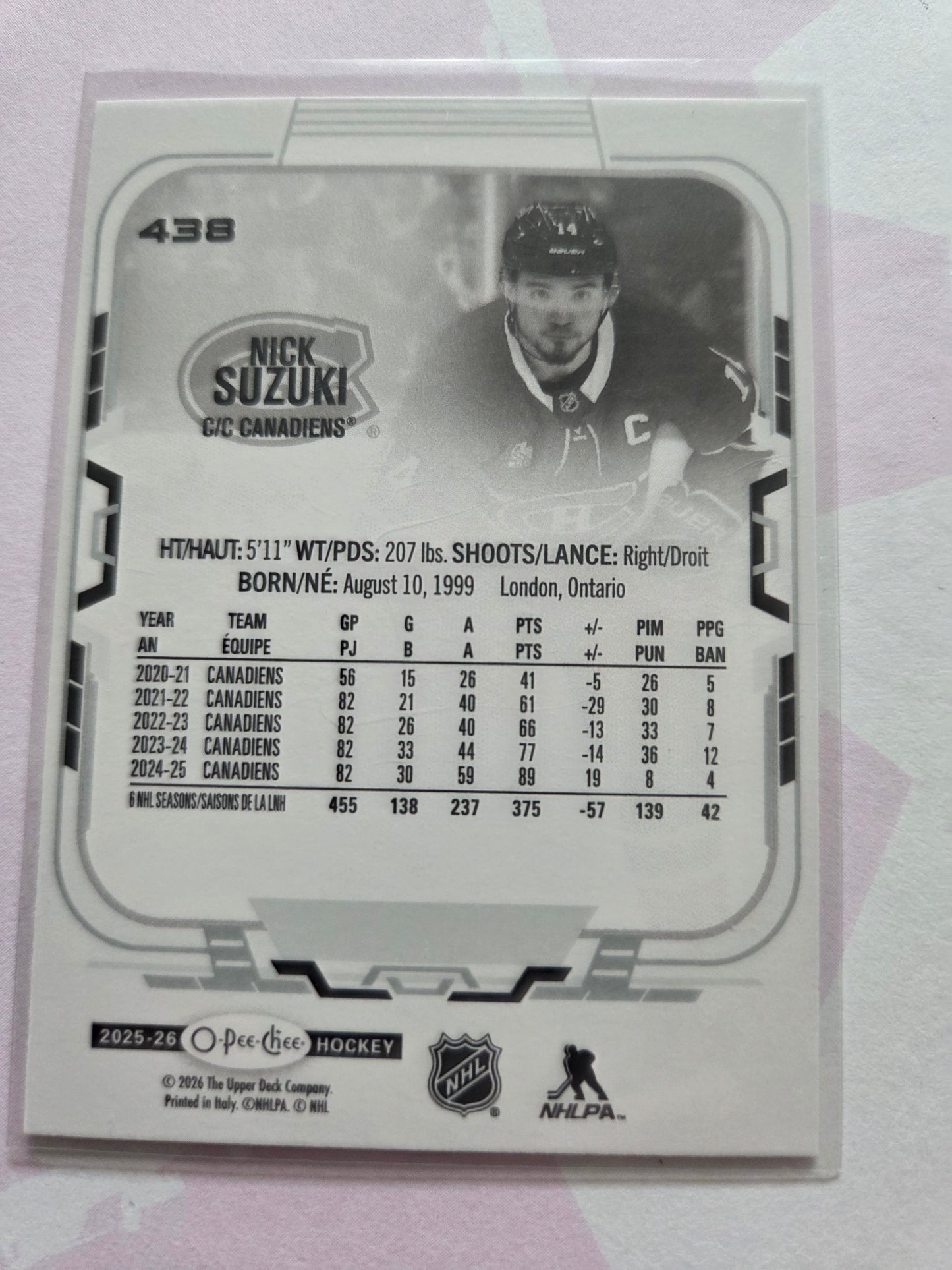 Nick Suzuki O-Pee-Chee Hockey #438 [Montreal Canadians]
