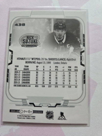 Nick Suzuki O-Pee-Chee Hockey #438 [Montreal Canadians]