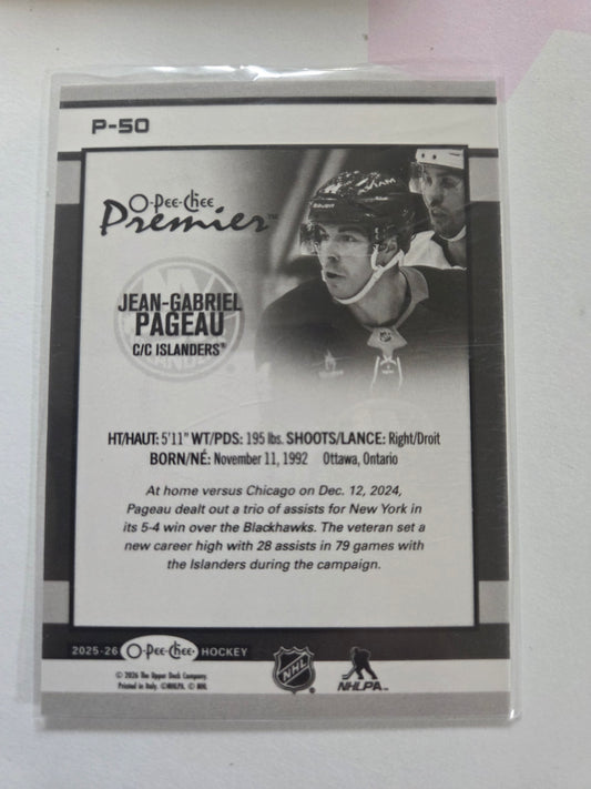 Jean-Gabriel Pageau O-Pee-Chee Premier Hockey [New York Islanders]