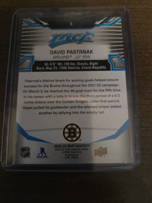 David Pastrnak Upper Deck MVP Hockey #5 [Boston Bruins]