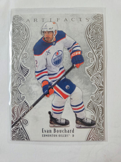 Evan Bouchard Upper Deck Artifacts Hockey #55 [Edmonton Oilers]