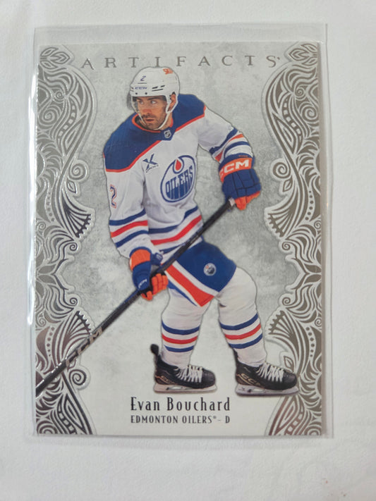 Evan Bouchard Upper Deck Artifacts Hockey #55 [Edmonton Oilers]
