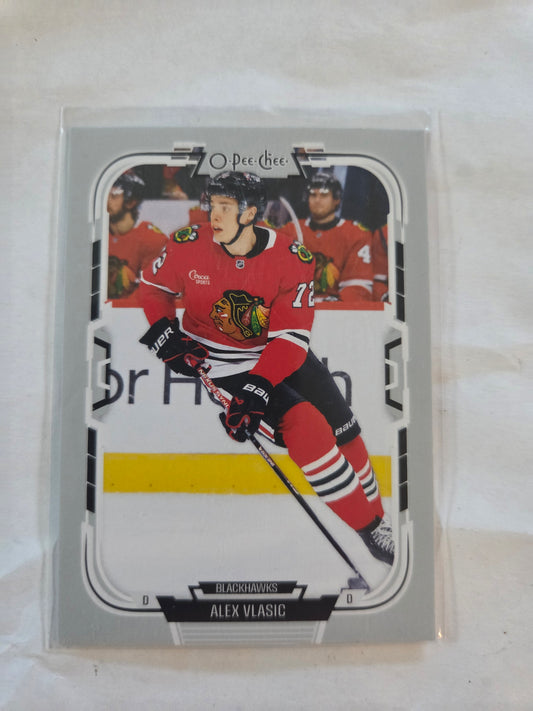 Alex Vlasic O-Pee-Chee Hockey #21 [Chicago Blackhawks]