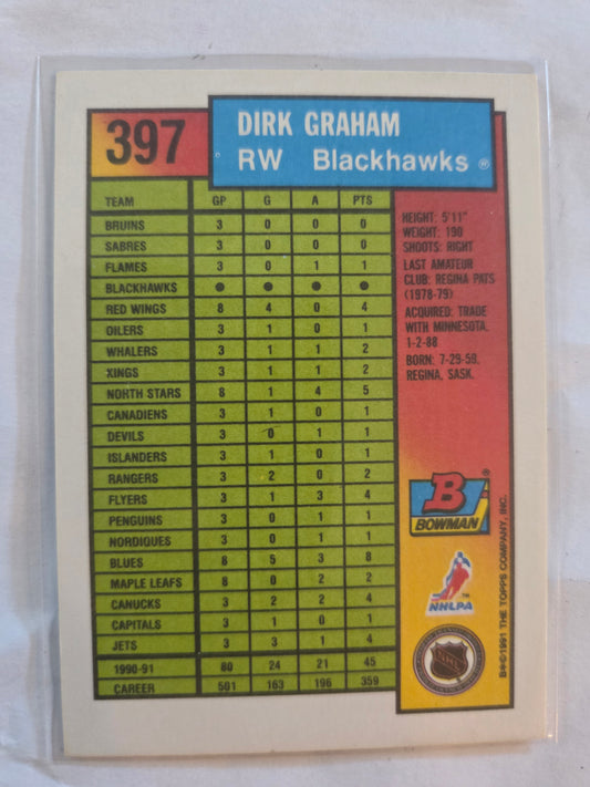 Dirk Graham Bowman #397 [Chicago Blackhawks]
