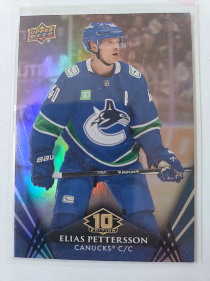 Elias Pettersson Upper Deck 10th Edition #10 [Vancouver Canucks]