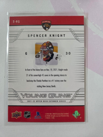 Spencer Knight Upper Deck Extended Series Young Guns [Florida Panthers]