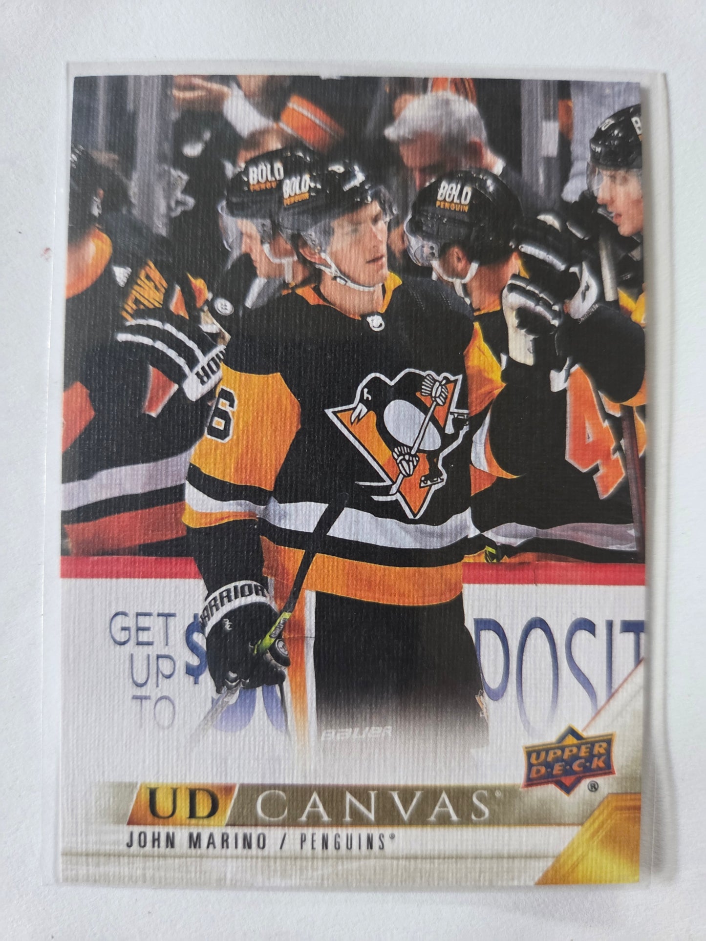 John Marino Upper Deck Series 1 UD Canvas [Pittsburgh Penguins]