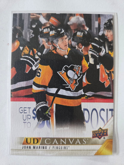 John Marino Upper Deck Series 1 UD Canvas [Pittsburgh Penguins]