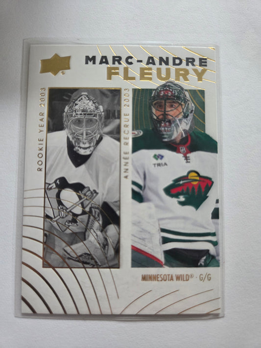 Marc-Andre Fleury Upper Deck Tim Hortons #40 [Minnesota Wild]