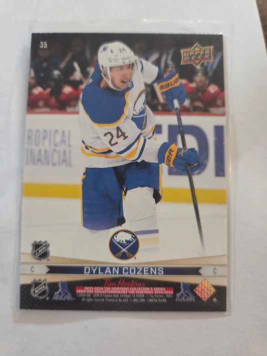 Dylan Cozens/Tage Thompson Tim Hortons Upper Deck #35 [Buffalo Sabres]