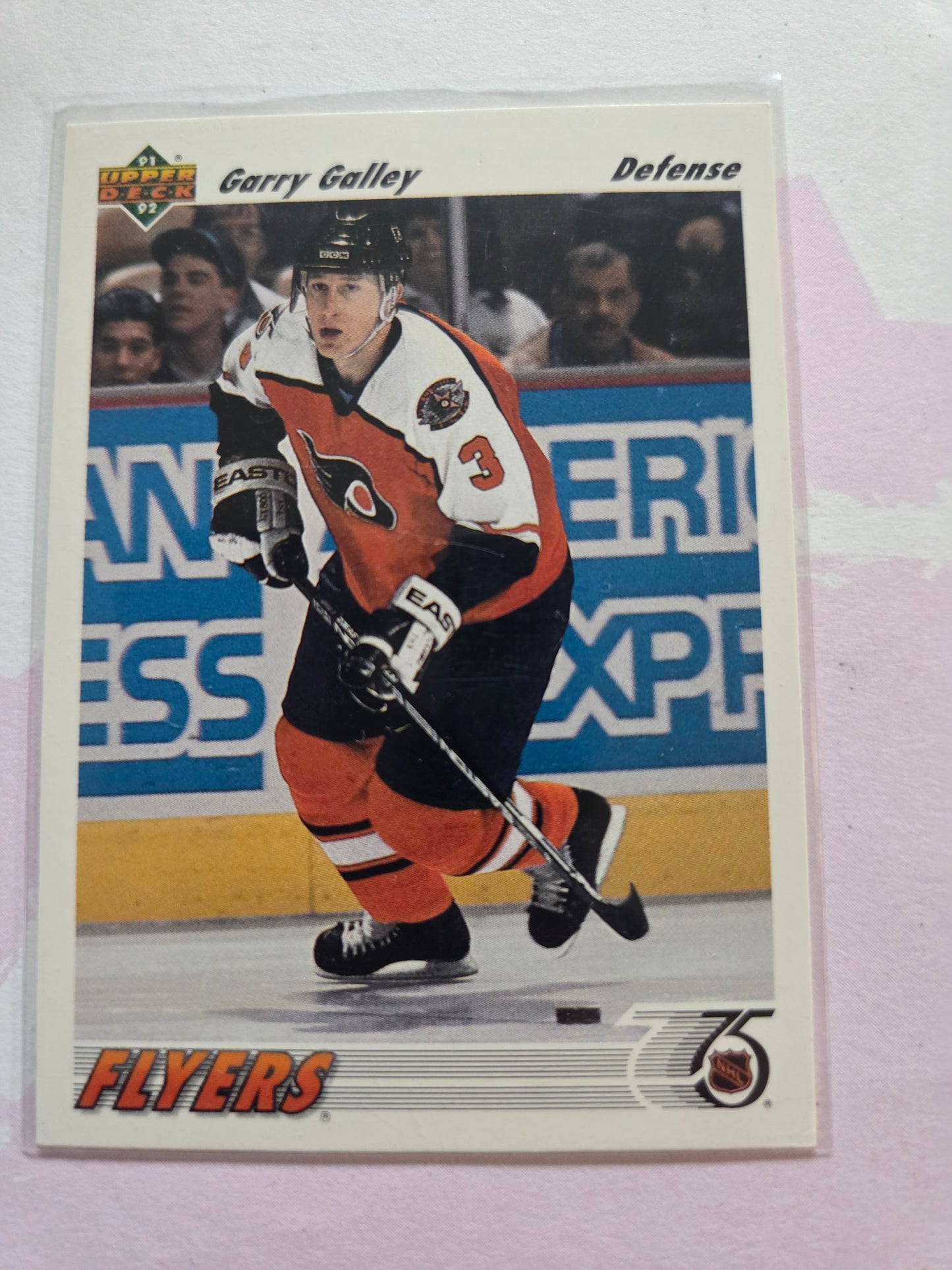 Garry Galley 91/92 Score #607 [Philadelphia Flyers]