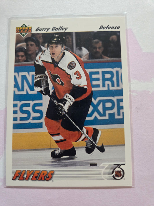 Garry Galley 91/92 Score #607 [Philadelphia Flyers]