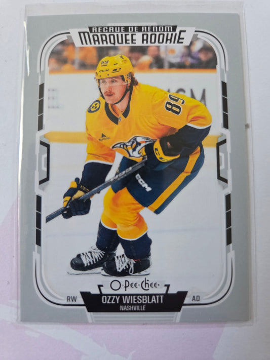 Ozzy Wiesblatt O-Pee-Chee Hockey Marquee Rookie #570 [Nashville Predators]