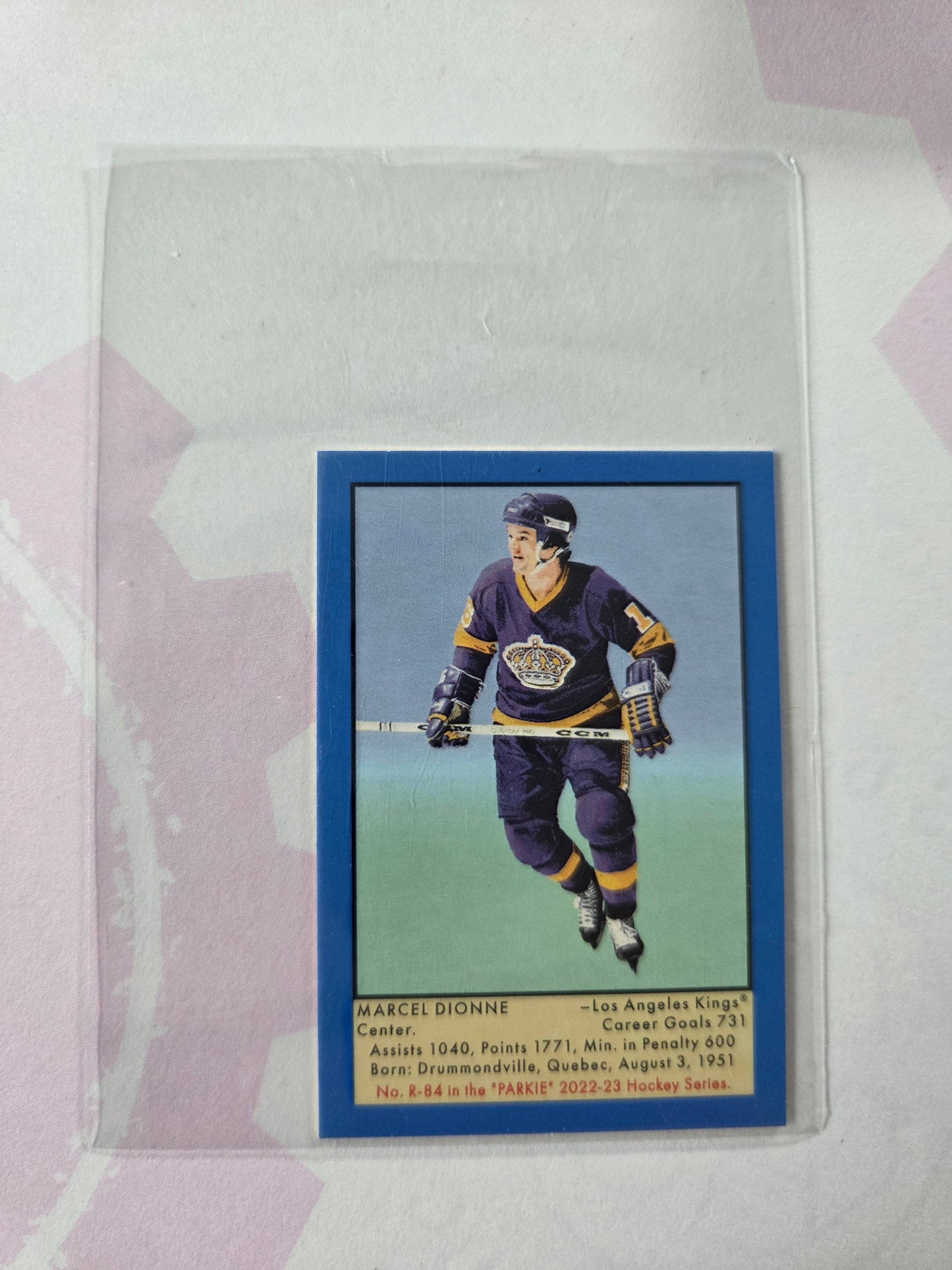 Marcel Dionne Mini Card Upper Deck Parkhurst Champions [Los Angeles Kings]