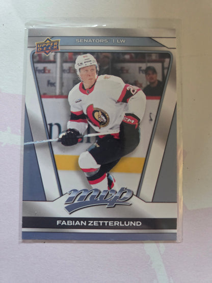 Fabian Zetterlund Upper Deck MVP Hockey #108 [Ottawa Senators]