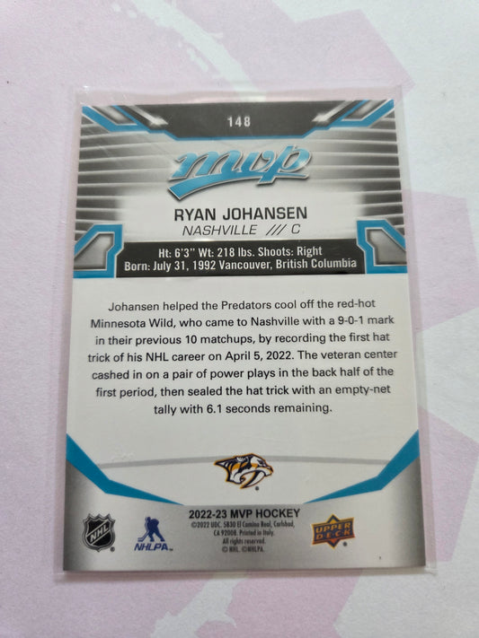 Ryan Johansen Blue MVP Hockey #148 [Nashville Predators]