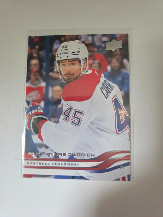 Alexandre Carrier Upper Deck Series 1 #91 [Montreal Canadians]