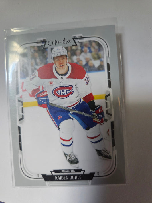 Kaiden Guhle O-Pee-Chee Hockey #138 [Montreal Canadians]