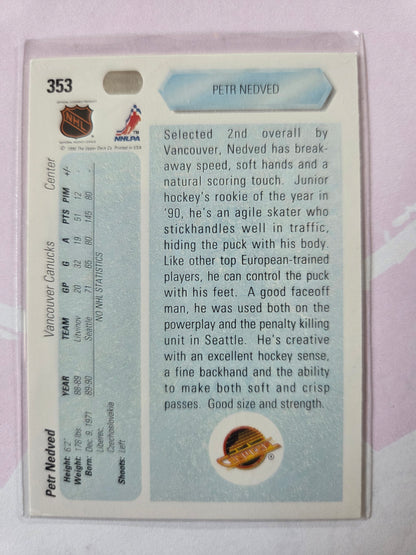 Petr Nedved 90-91 Upper Deck Number 1 Draft #353 [Vancouver Canucks]