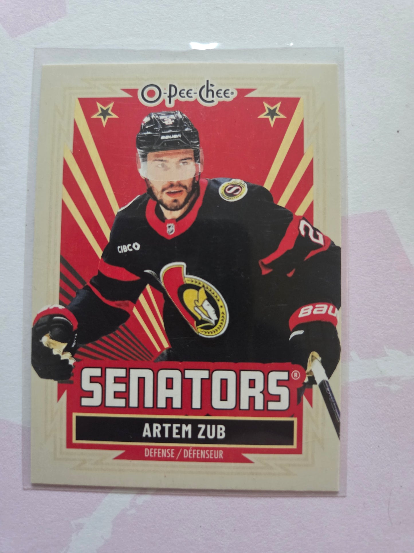 Artem Zub O-Pee-Chee Hockey #159 [Ottawa Senators]