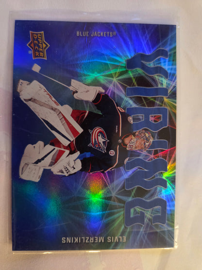Elvis Merzlikins Upper Deck Series 2 Vibing [Columbus Blue Jackets]