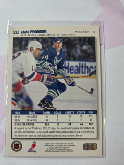 Chris Pronger Upper Deck Collector's Choice #232 [Hartford Whalers]