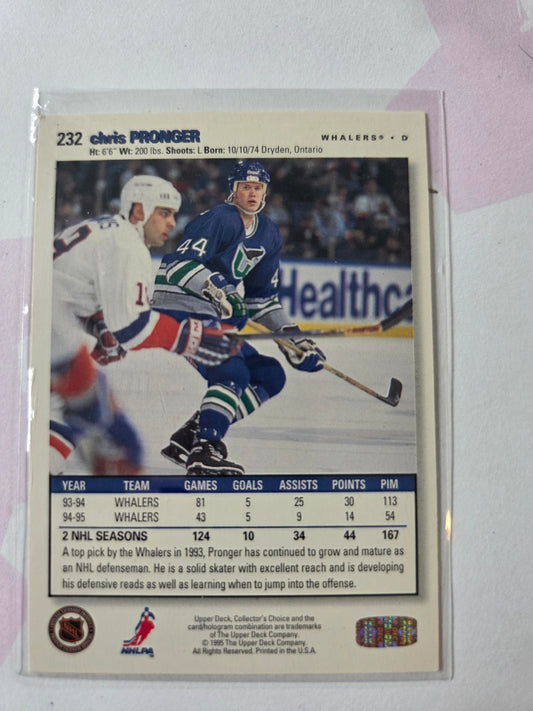 Chris Pronger Upper Deck Collector's Choice #232 [Hartford Whalers]