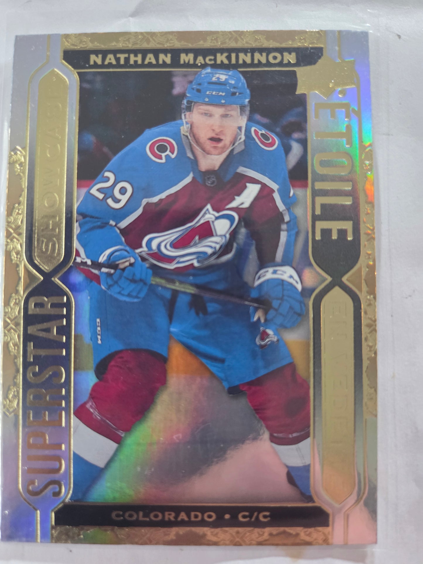 Nathan MacKinnon Upper Deck Superstar Showcase [Colorado Avalanche]