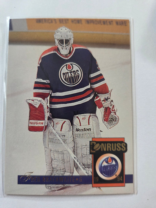 Fred Brathwaite NHL Donruss #119 [Edmonton Oilers]