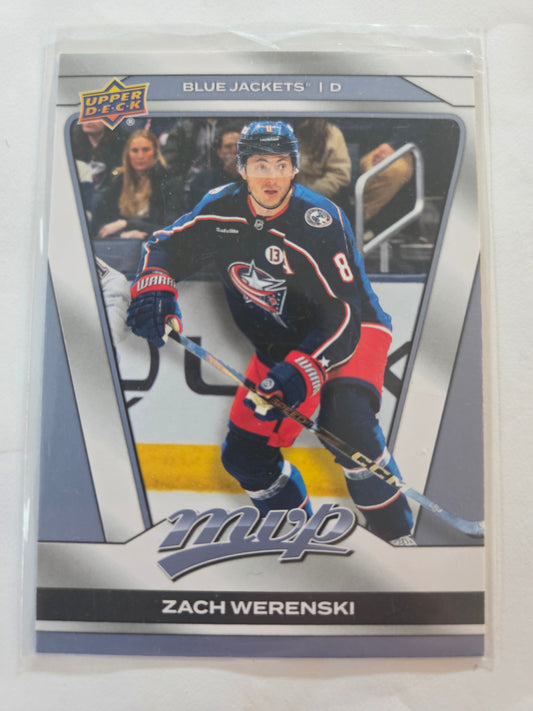 Zach Werenski Upper Deck MVP Hockey #39 [Columbus Blue Jackets]