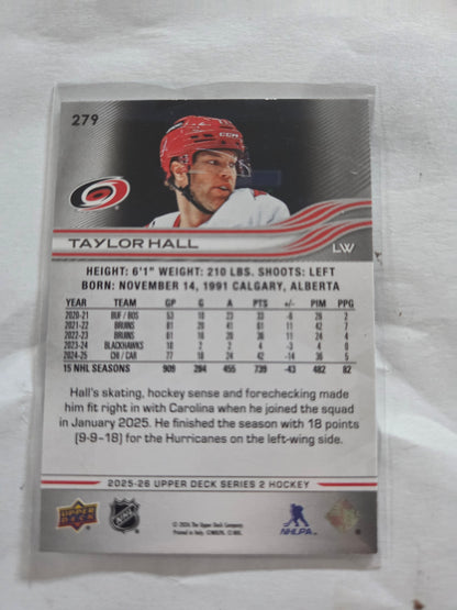 Taylor Hall Upper Deck Series 2 #279 [Carolina Hurricanes]