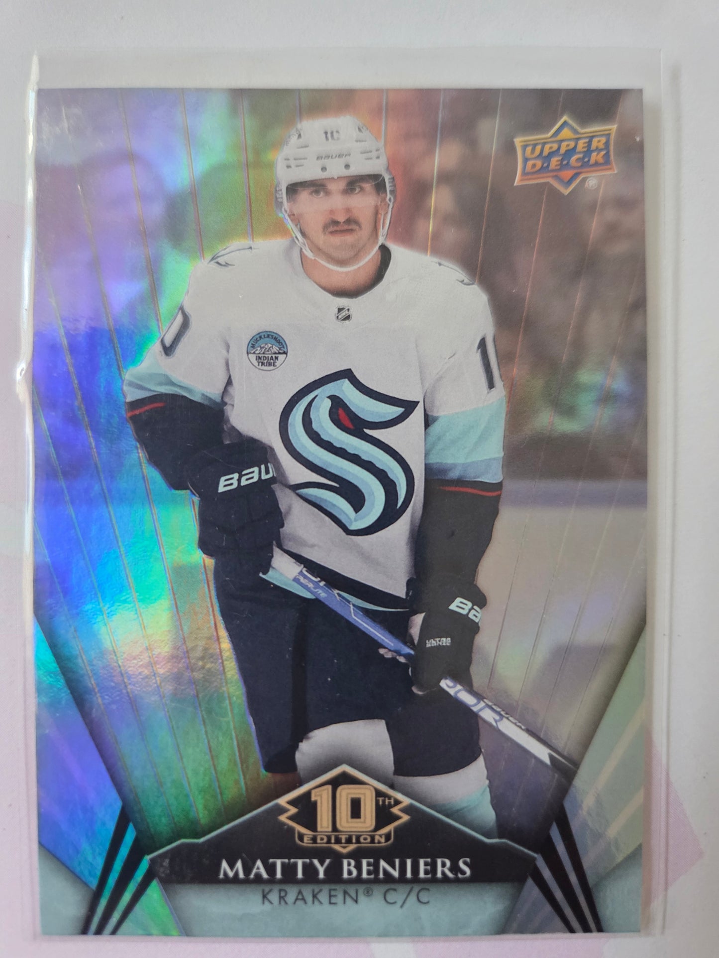 Matty Beniers Upper Deck 10th Edition #75 [Seattle Kraken]