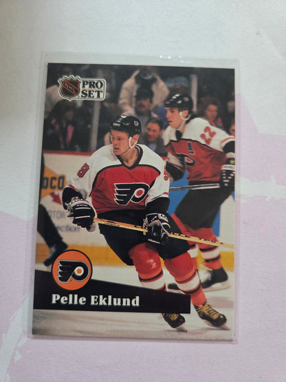 Pelle Eklund French NHL Pro Set #179 [Philadelphia Flyers]