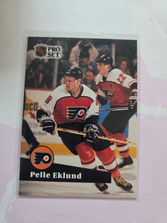 Pelle Eklund French NHL Pro Set #179 [Philadelphia Flyers]