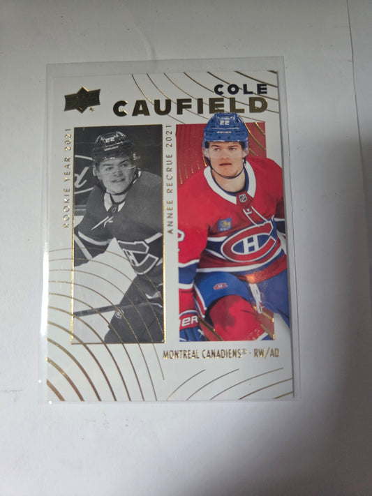 Cole Caufield Tim Hortons Upper Deck #18 [Montreal Canadians]