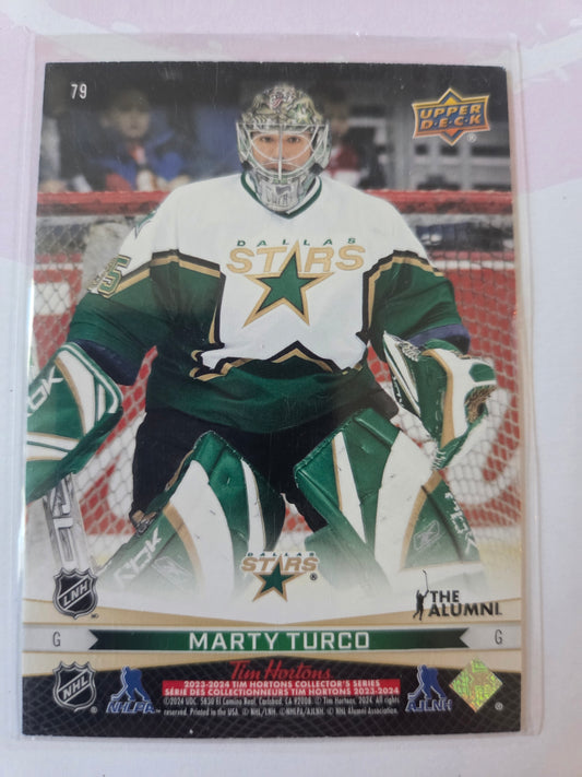 Marty Turco/Mike Modano Upper Deck Tim Hortons #79 [Dallas Stars]