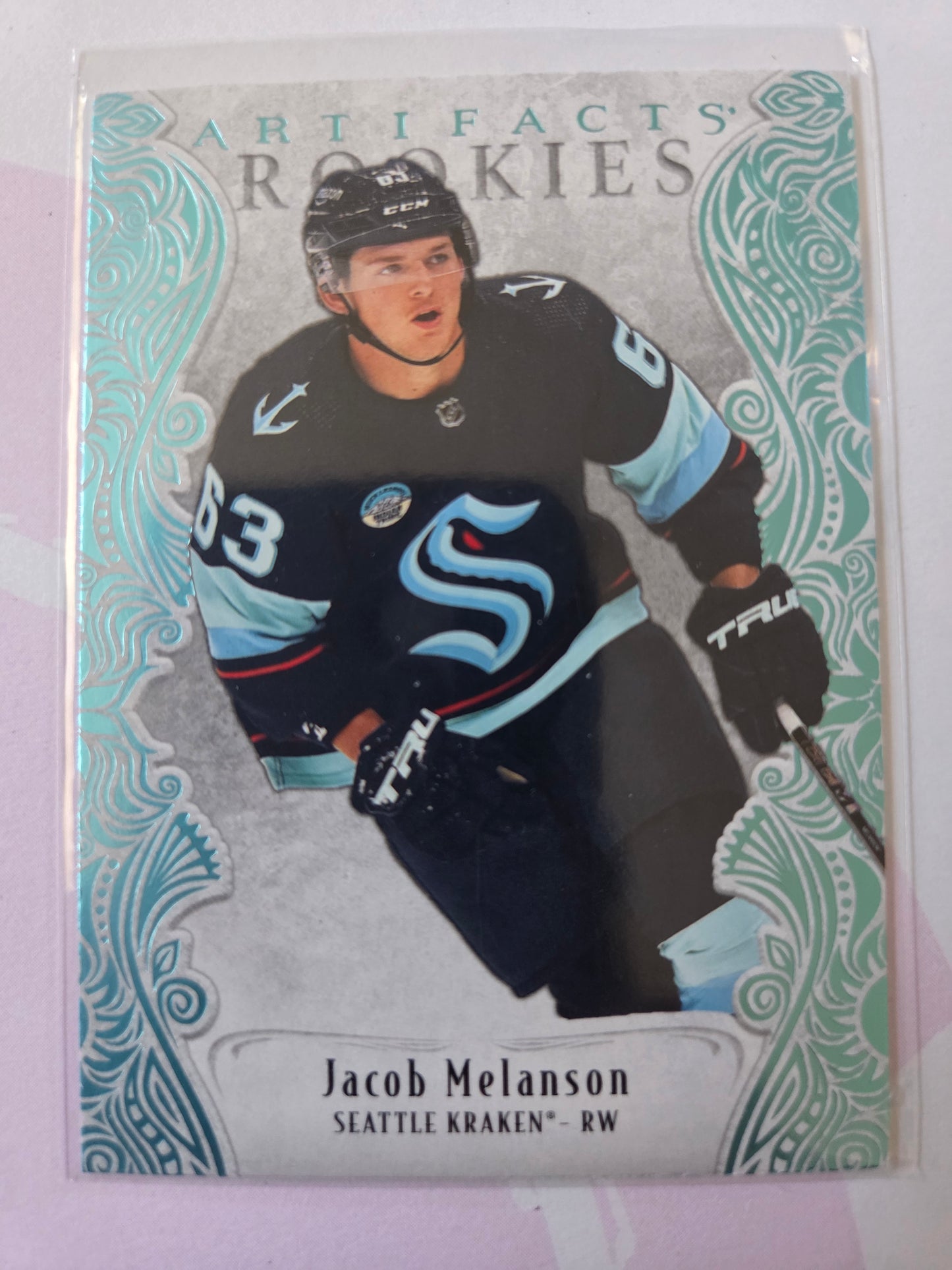 Jacob Melanson Sky Blue Artifacts Hockey Artifacts Rookies #191 [Seattle Kraken]